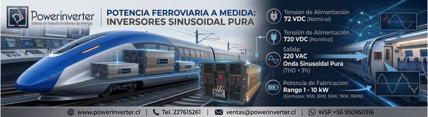 INVERSORES USO FERROVIARIO